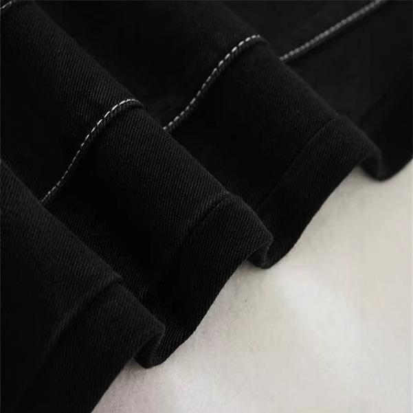 Chic Wide-Leg High-Waist Jeans for Women - Trendy Japanese Style for Autumn and Spring