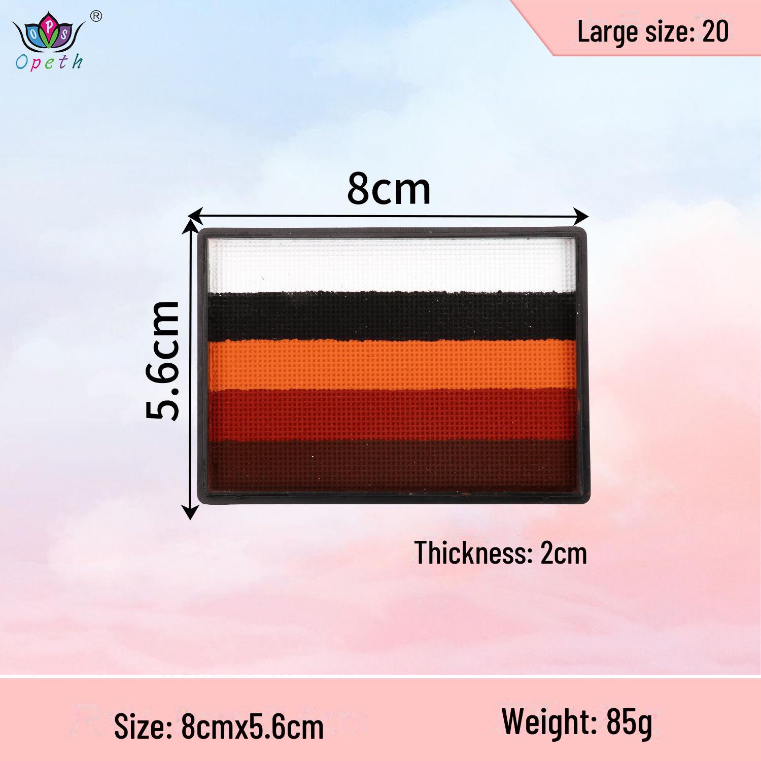 

Водорастворимая радужная краска для лица для детей Water-soluble face paint