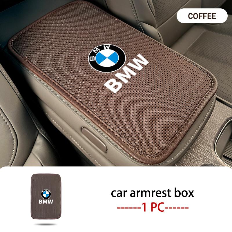 Leather Car Armrest Mat Center Console Protection Cushion Cover For BMW X3 X5 M5 M3 E46 E90 E60 F10 E39 F30 E36 G30 E87 E70