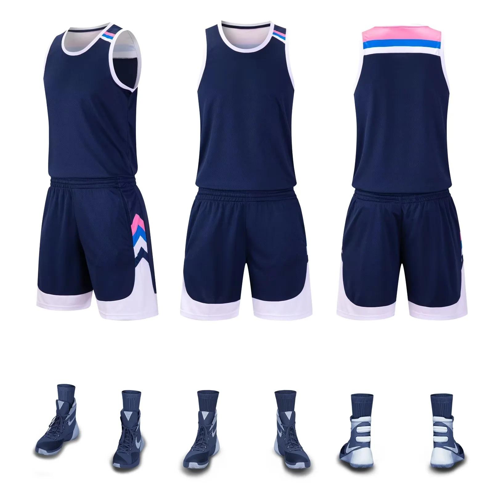 

Баскетбольный костюм, четырехточечная библиотека на одно плечо, впитывающий пот, дышащий и быстросохнущий баскетбольный костюм для взрослых, спортивный костюм. XL