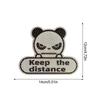 Reflective Car Decal - Keep Distance Stickers, Self Adhesive Panda Stickers, Weatherproof Car Accessories for Motorcycles Trucks Automobiles