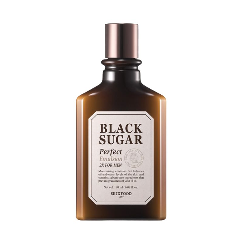 [SKINFOOD] Pure Botanical Black Sugar Texture-Refining Moisture Emulsion for Men (180ml) 180ml