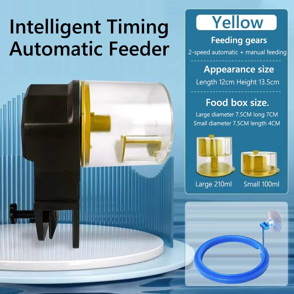 Automatic Fish Feeder Fish Tank Feeder Intelligent Timing Feeder for Fish Tank Aquarium and Turtle Tank