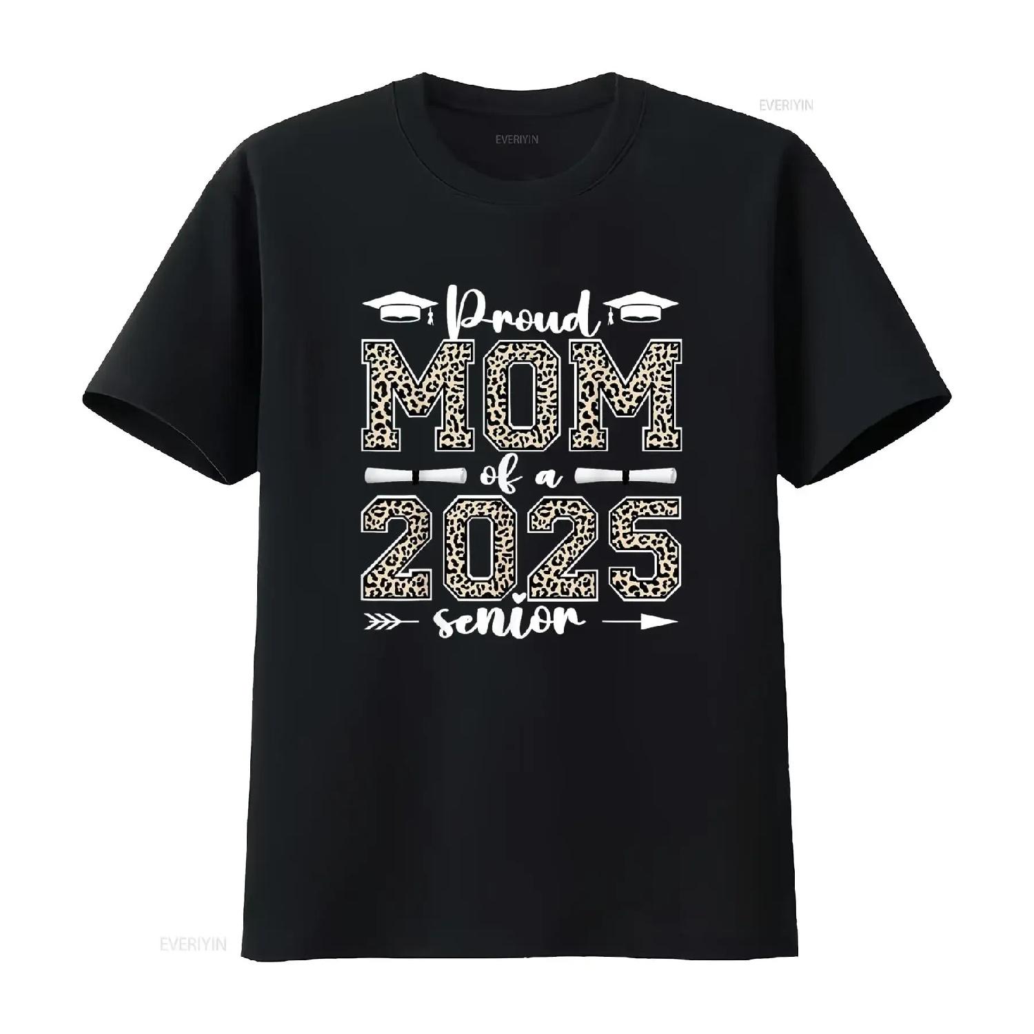 Senior Mom 2025 Proud Mother Class Of Mama T Shirt vintage Washed Versatile designer clothes fashion Stylish Breathable Unisex XXXXL