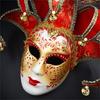 Maškarní maska Maska na celý obličej Maska na Mardi Gras Benátská maska Párty maska Jesterova maska Karnevalová maska Halloweenská maska