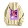 Women's Fashion Casual Long Sleeve Loose Printed Pullover Sports Long Sleeve Hooded Sweatshirt