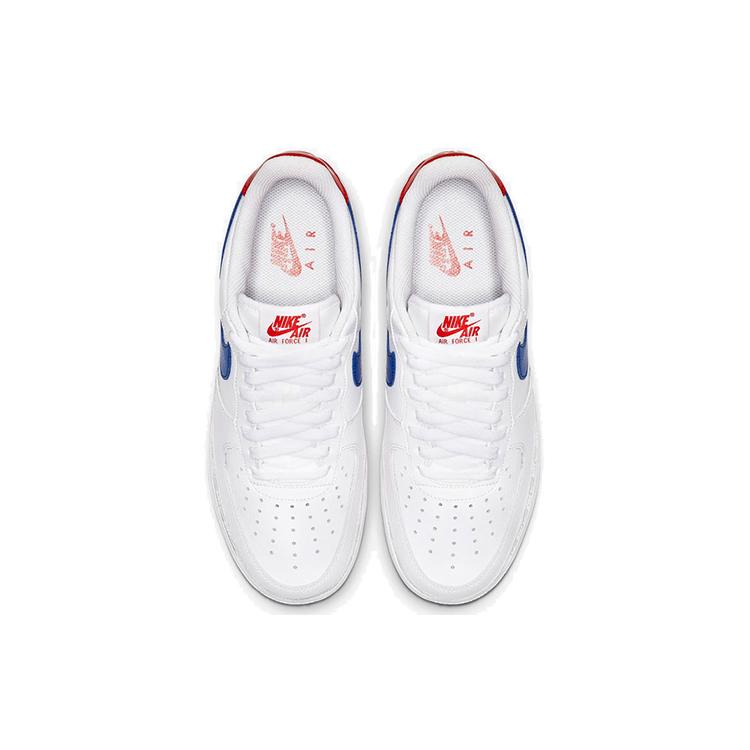 Nike Air Force 1 Low Overbranding Bianco Rosso Blu CD7339-100