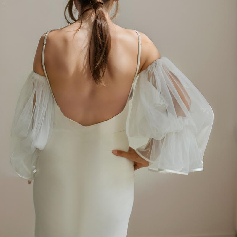 Elegant Lace Embroidery Flower Bridal Arm Sleeves Comfortable Mesh Decorative Sleeves For Wedding Ceremony PhotoShoots