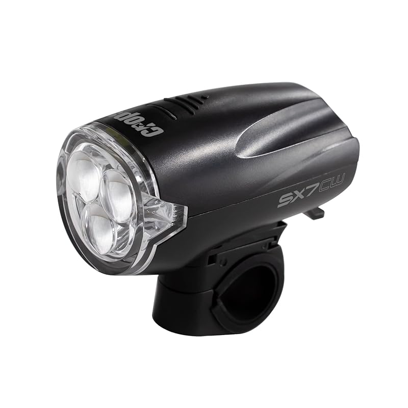 

crops bicycle 3LED headlight SX7-CW | aa battery