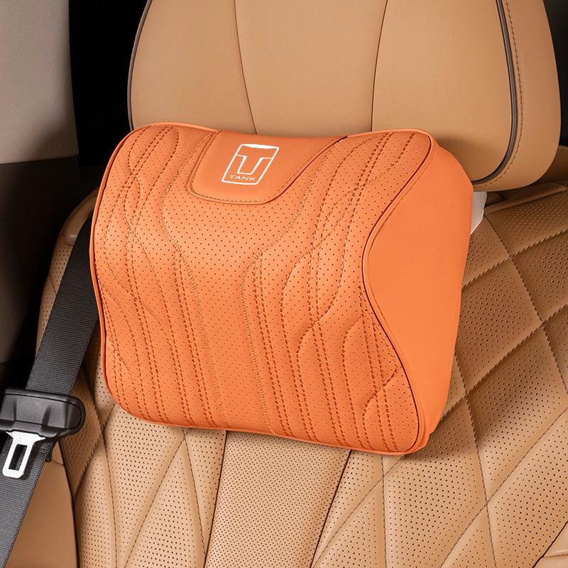Breathable All-Season Interior Accessories: Headrests for Tank 300, Seat Cushions & Lumbar Supports for Tank 500.