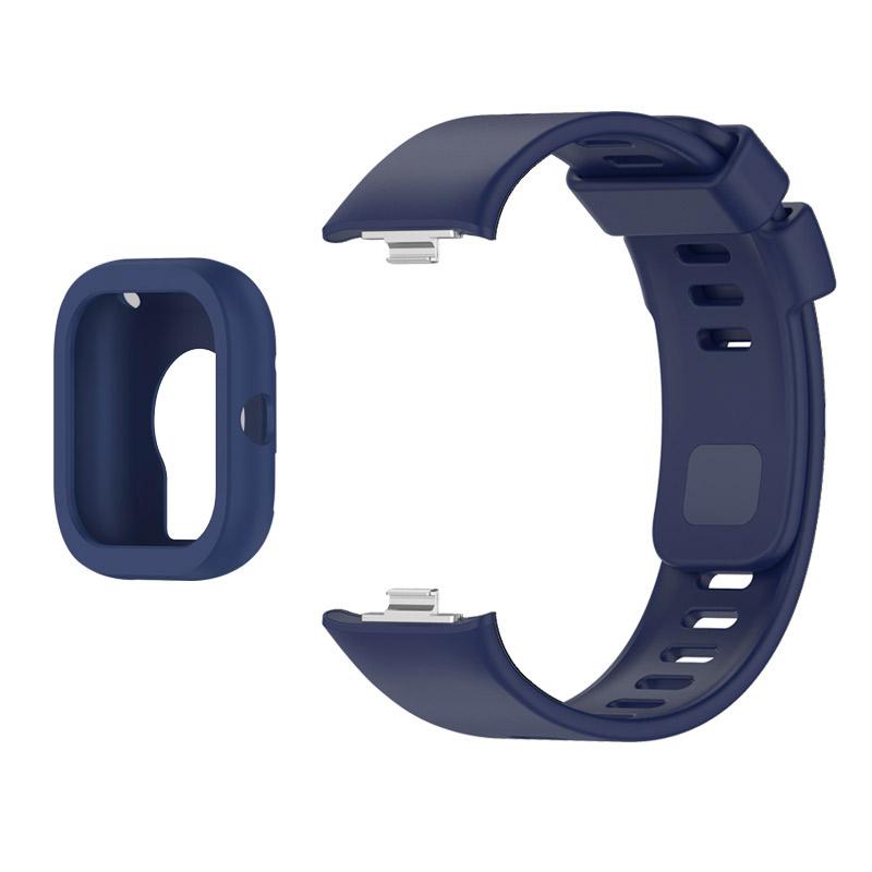 Silikonreim til Redmi Watch 4 Reim med mykt dekselbeskyttelse Erstatningsarmbåndstilbehør Redmi Watch 4 Sportsarmbånd