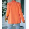 Women's Spring and Autumn New Leisure Long Sleeved Small Suit OL Temperament Professional Slim Fit Top Coat