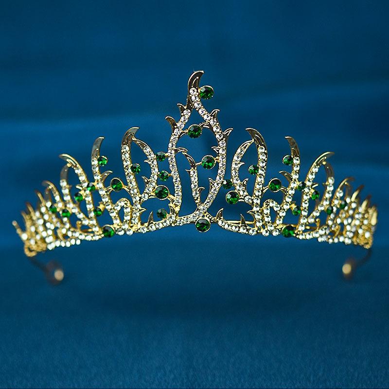 

Bridal Crown Princess Crown High End Alloy Rhinestone Inlaid Wedding Headdress