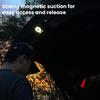 Outdoor Mini Air Pump with LED Light 4 Nozzles Type-C Rechargeable Inflatable