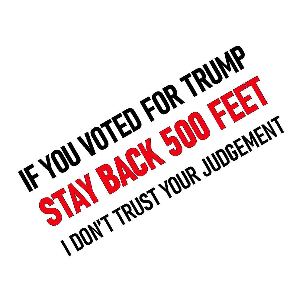 

Анти-Трамп США Президентские выборы в США Стильные наклейки для автомобиля Наклейки на окна автомобиля Корпус ноутбука Стены Водонепроницаемые наклейки из ПВХ Автомобильные аксессуары