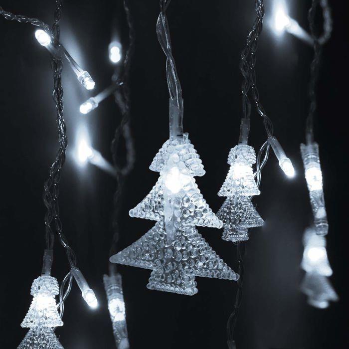 Guirlande lumineuse - KLIGHTEN - Ra-christmas tree 3,5m - 96 LED - Étanche - Blanc