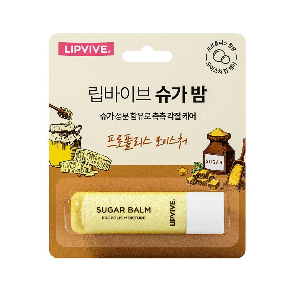 

Aekyung Lipvive Sugar Balm Propolis Moisture 4.8g Lip Balm Lip Protection