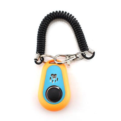 Hundetraining Clicker Verstellbare Handschlaufe Haustier Hunde Click Trainer Hilfsmittel Tragbare Hundetrainingsgeräte Heimtierbedarf