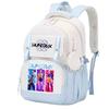 Animation Cartoon Printed Backpack Macaron Color Burden Reduction Ridge Protection Primary And Secondary School School Bag