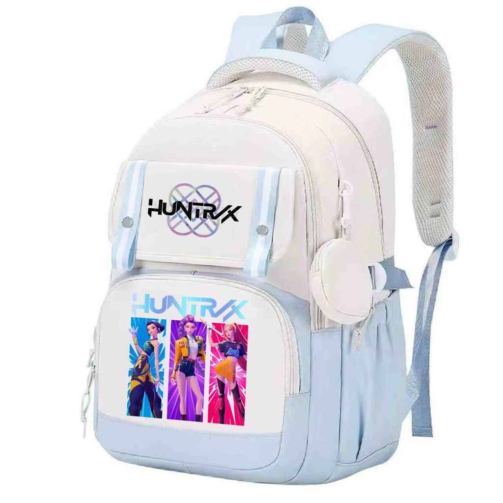 Animation Cartoon Printed Backpack Macaron Color Burden Reduction Ridge Protection Primary And Secondary School School Bag