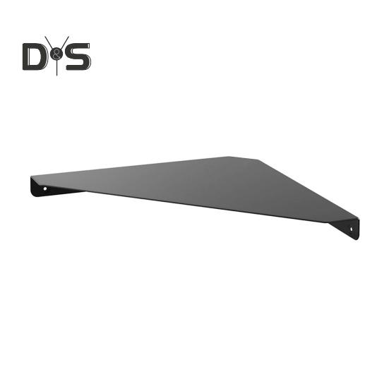 

Стеллаж для хранения в ванной комнате, угловая полка, устойчивая к ржавчине, прочная, несущая, простая установка, плавающая полка для душа, держатель для шампуня чёрный