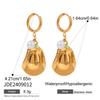 Youthway Flower Heart Ceramic Drop Dangle Stainless Steel Earrings Party Charm Romantic Jewelry for Women Gift