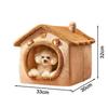 Detachable and Washable Pet House Cat House Puppy Cave Sofa Pet Bed House for  Small Dogs and Small and Medium Cat Skeeping Warm