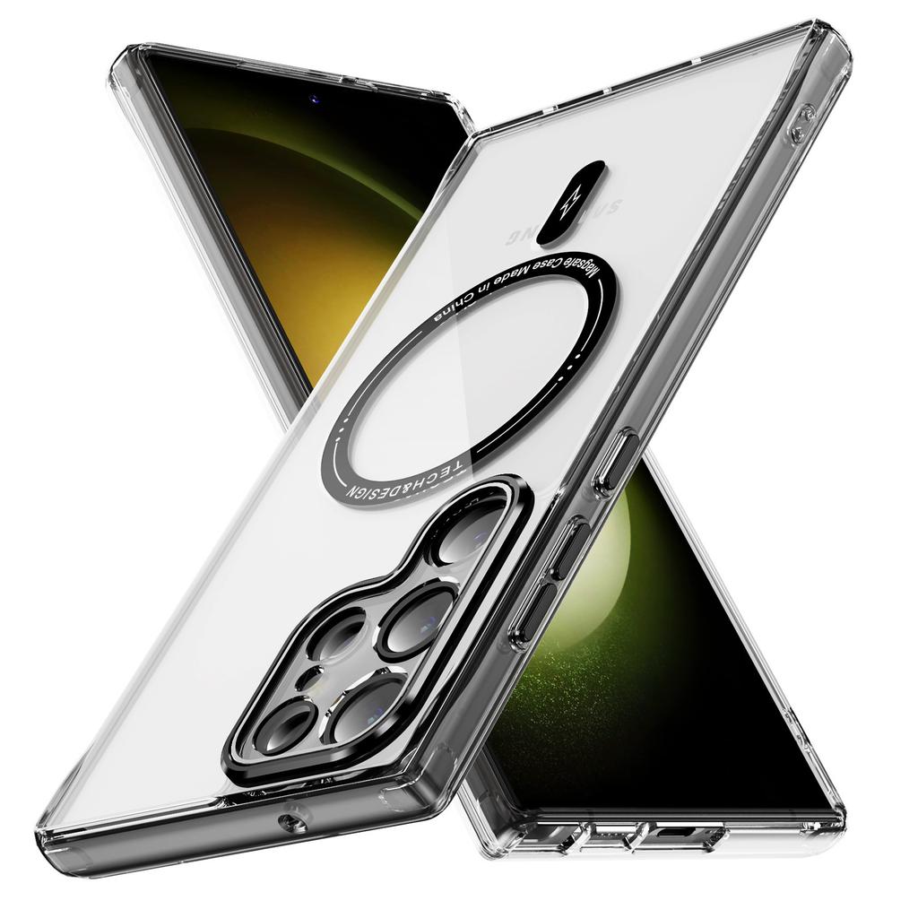 Applicable to Samsung Samsung S26Ultra Phantom Magnetic Mobile Phone Case S25Ultra Transparent S24Ultra Protective Case