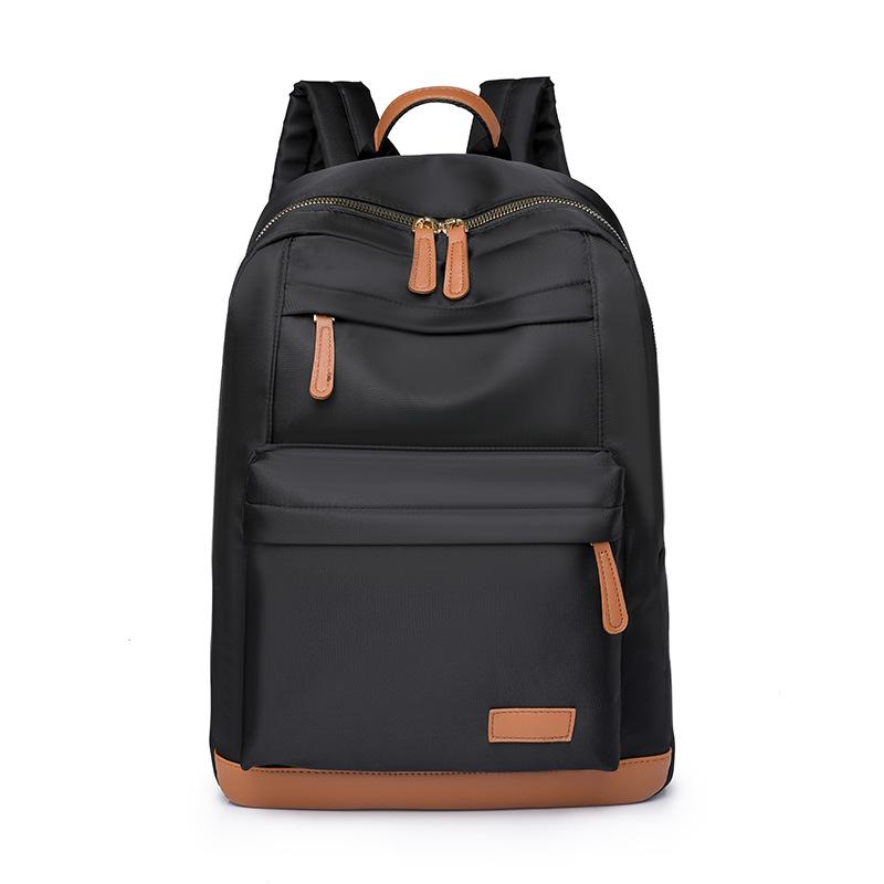 

Новый модный женский легкий водонепроницаемый рюкзак - организованное хранение, повседневная дорожная сумка через плечо, повседневные модные студенческие рюкзаки чёрный