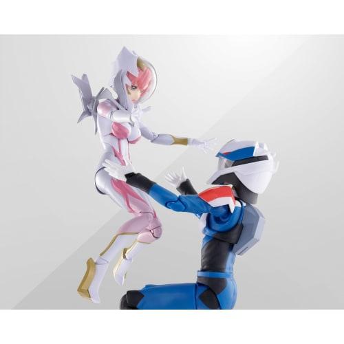 S.H.Figuarts Lacus Clyne (Pilot Suit Ver.) Ride-On Reproduction Set, PVC & ABS, Approximately 130mm, Pre-painted Complete Figure