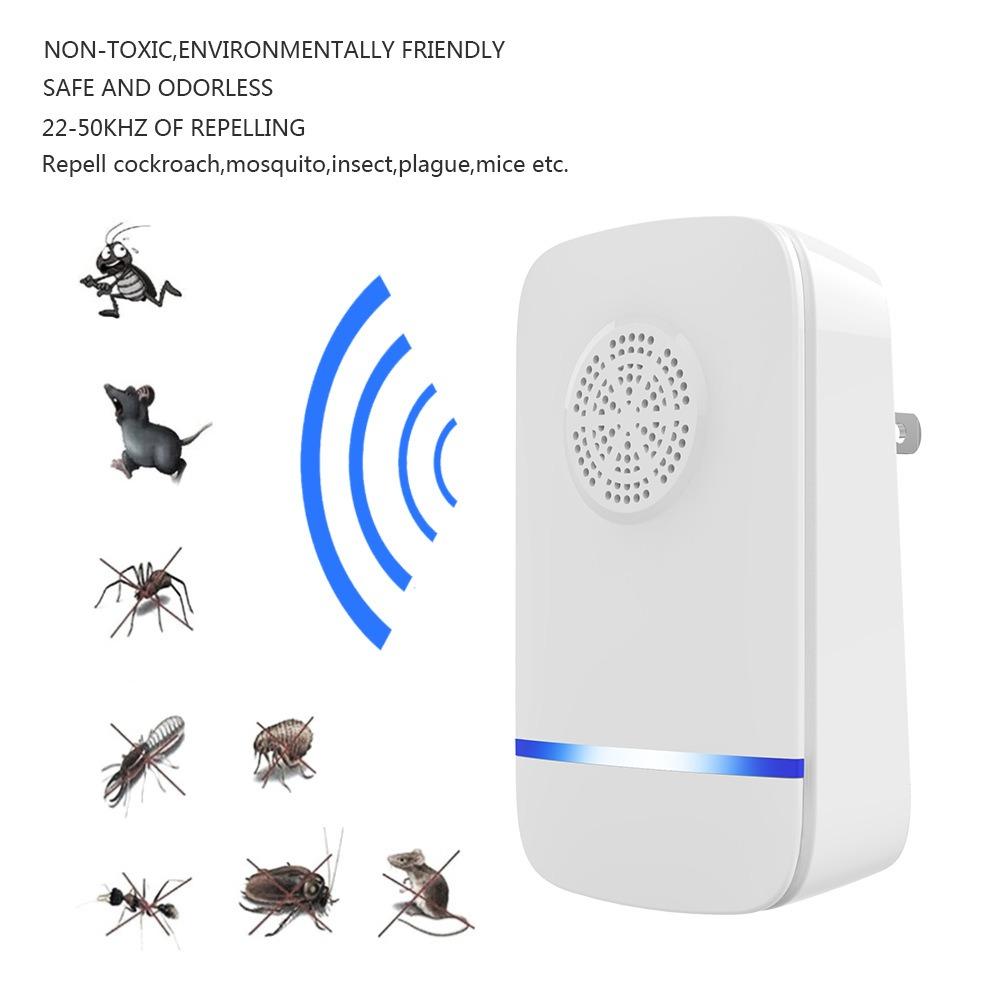 Ultrasonic Pest Repellent Plug-In - Effective Indoor Insect Control For Mosquitoes, Mice, Spiders, Ants, Cockroaches - Child-Saf