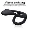 Men's delay horseshoe ring  Silicone male lock essence