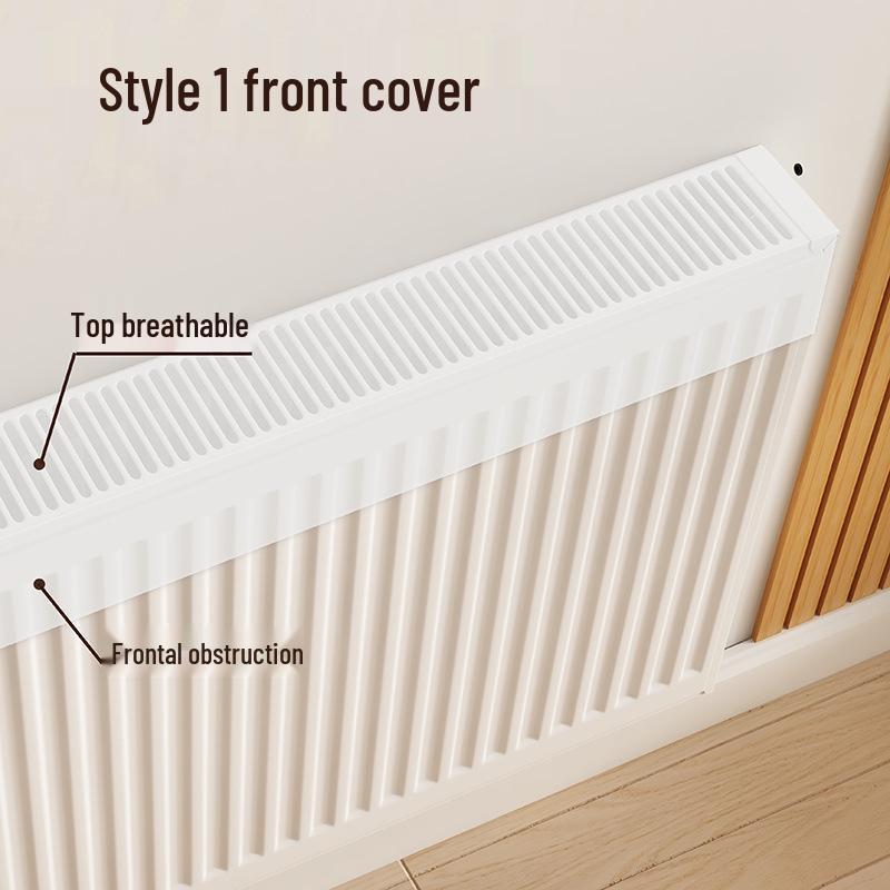 Dekorativní litinový kryt radiátoru: Polozakrytý protiprachový kryt a protikouřový štít