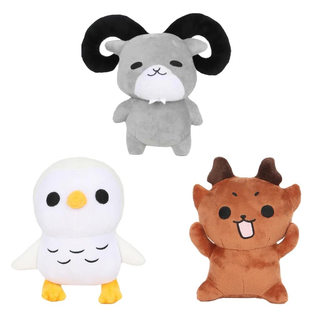 New 99 Nights In The Forest Deer Plush Dolls Movie Stuffed Animals Eagle Owl or Goat Room Decor Fans Birthday Kids Holiday Gifts