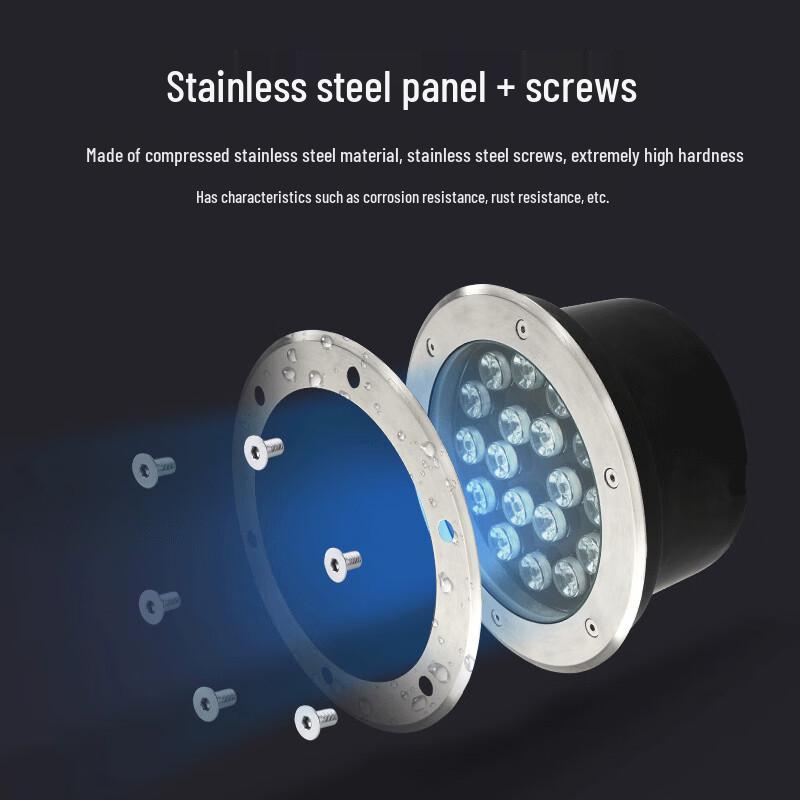 24W RGB Outdoor Embedded LED Spotlight