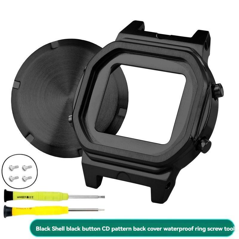 DW-5600 Modified case For Casio G-shock DW5600 stainless steel movement inner shell metal replacement Accessories For DW-5600