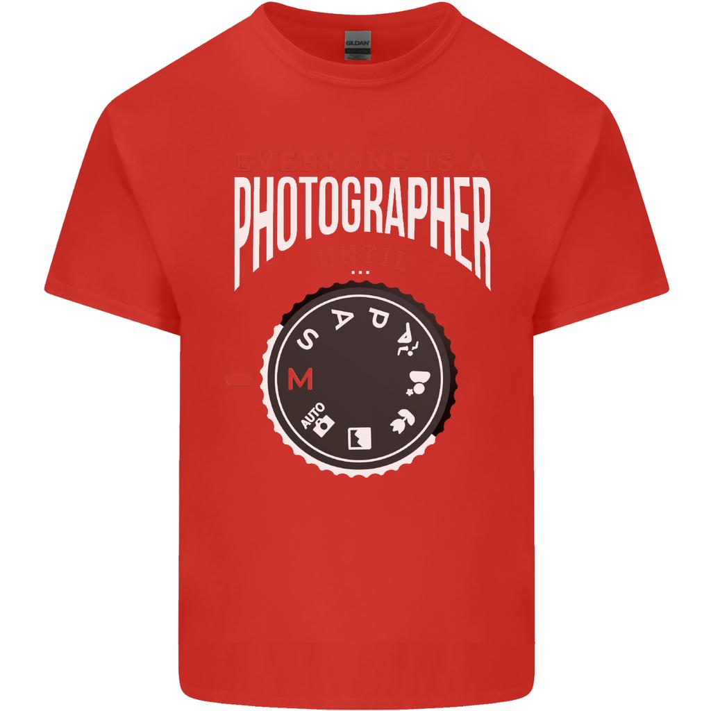 Everyones a Photographer Until Photography Unisexs Light Cotton TShirt