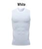 Men's Quick-Dry Ice Silk Sleeveless Sports Tank - Breathable Body Shaper for Gym, Basketball, and Running