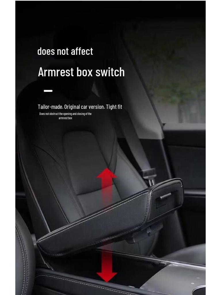 Tesla Model 3/Y Center Console Armrest Cover & Heightening Pad