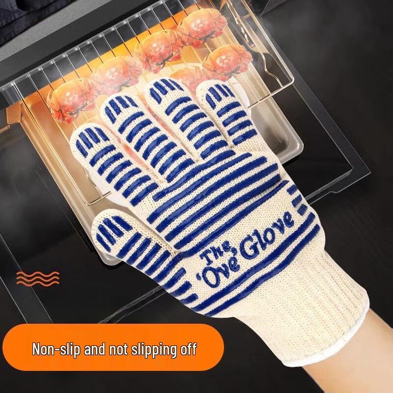 Heat Resistant BBQ Oven Gloves One Size