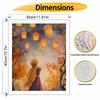 Disney Rapunzel Digital Oil Painting Painting Art Sky Lanterns Handmade Diy Gift Home Decoration