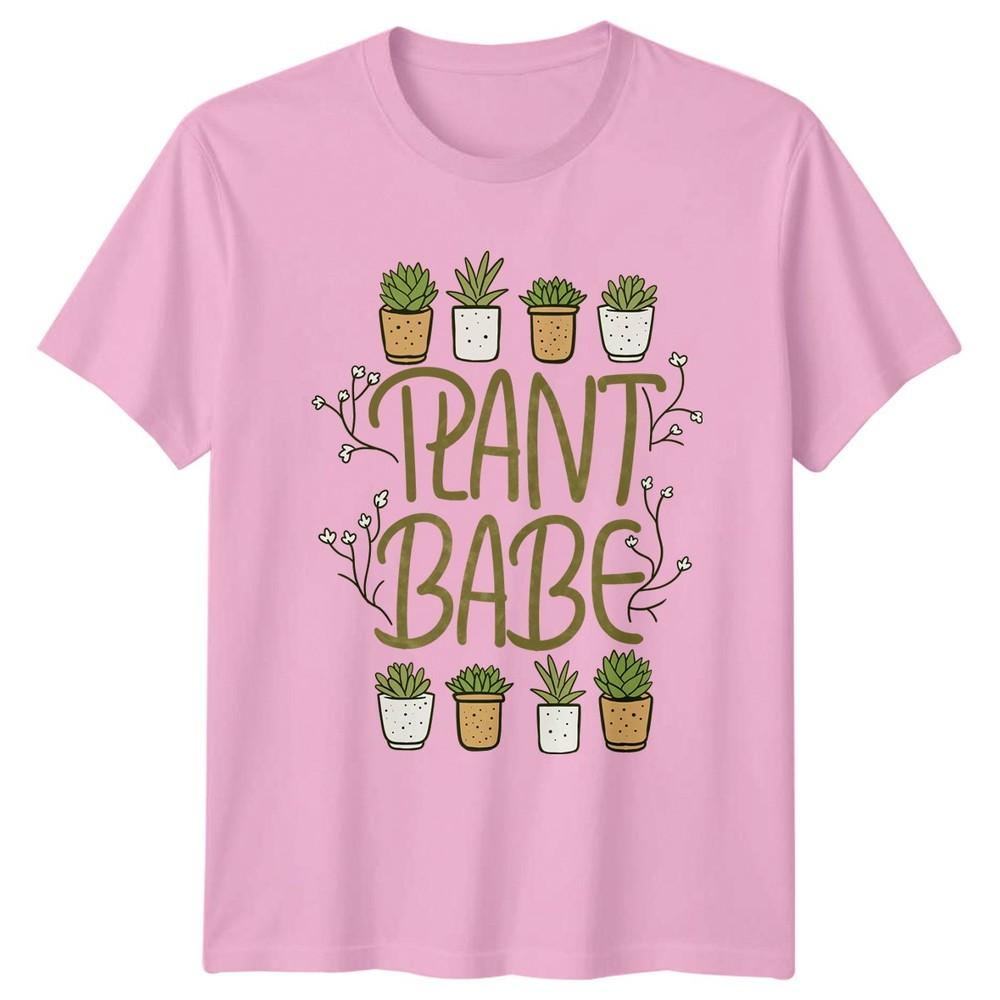 Plant Babe Unisexs TShirt Succulent Houseplant Gardening Birthday Gift For Her