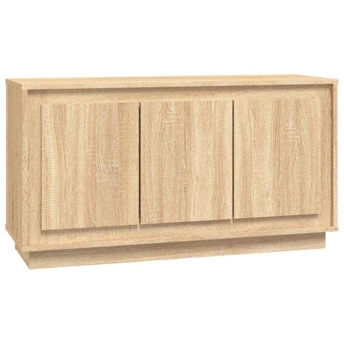 VidaXL Buffet chêne sonoma 102x35x55 cm bois d'ingénierie 831888