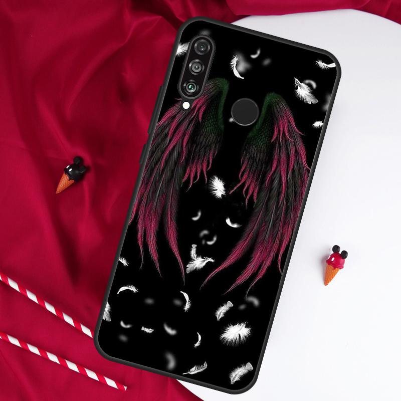 

Fallen Angel Wings Art For Huawei Nova 12s 11i 12i 7i 8i Y73 Y70 Y90 Y60 Y72 Y61 Y91 9 10 SE P30 Pro P40 Lite Case Huawei Nova 11i