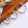 1/2/4 Stück 5cm Edelstahl Mousse Kuchenform Hitzebeständig Perforierter Runder Tarte Ring Kekse Gebäck Kreis Schneiderform Werkzeuge