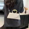 Korean version of fashion underarm handbag 2025 autumn new women's bag simple shoulder bag messenger bag casual women's bag