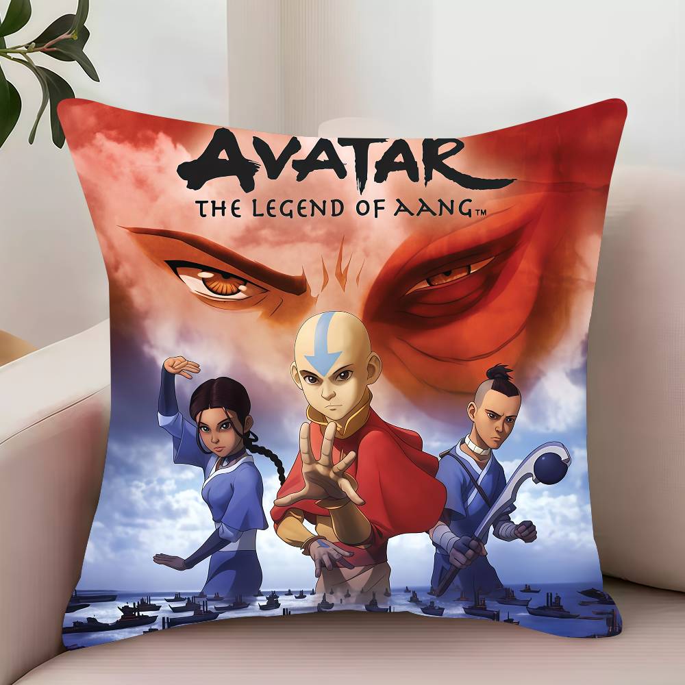 MINISO A-Avatar The Last Airbender Pillow Case Decor Protective Covers Comfortable soft for Sofa Living Room Home office