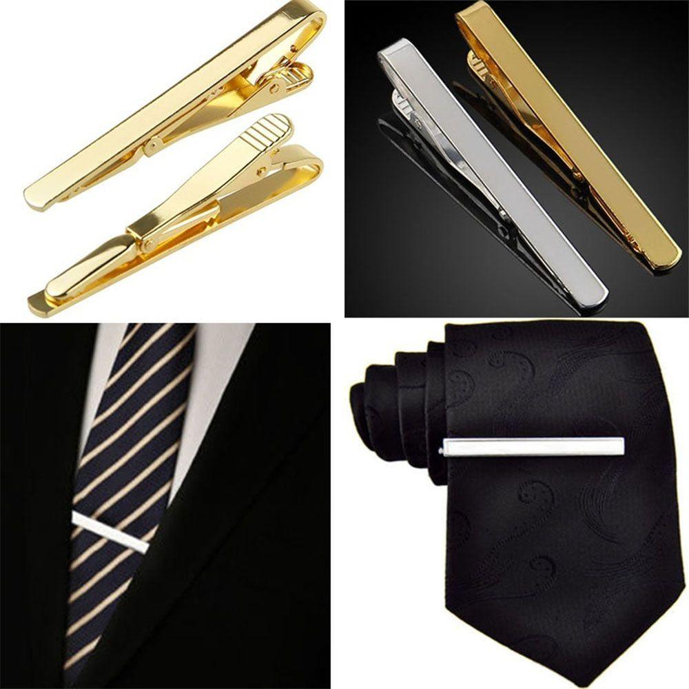 Fashion Stainless Steel Simple Practical for Men Gift Metal Tie Clip Pin Suit Clip Necktie Clasp