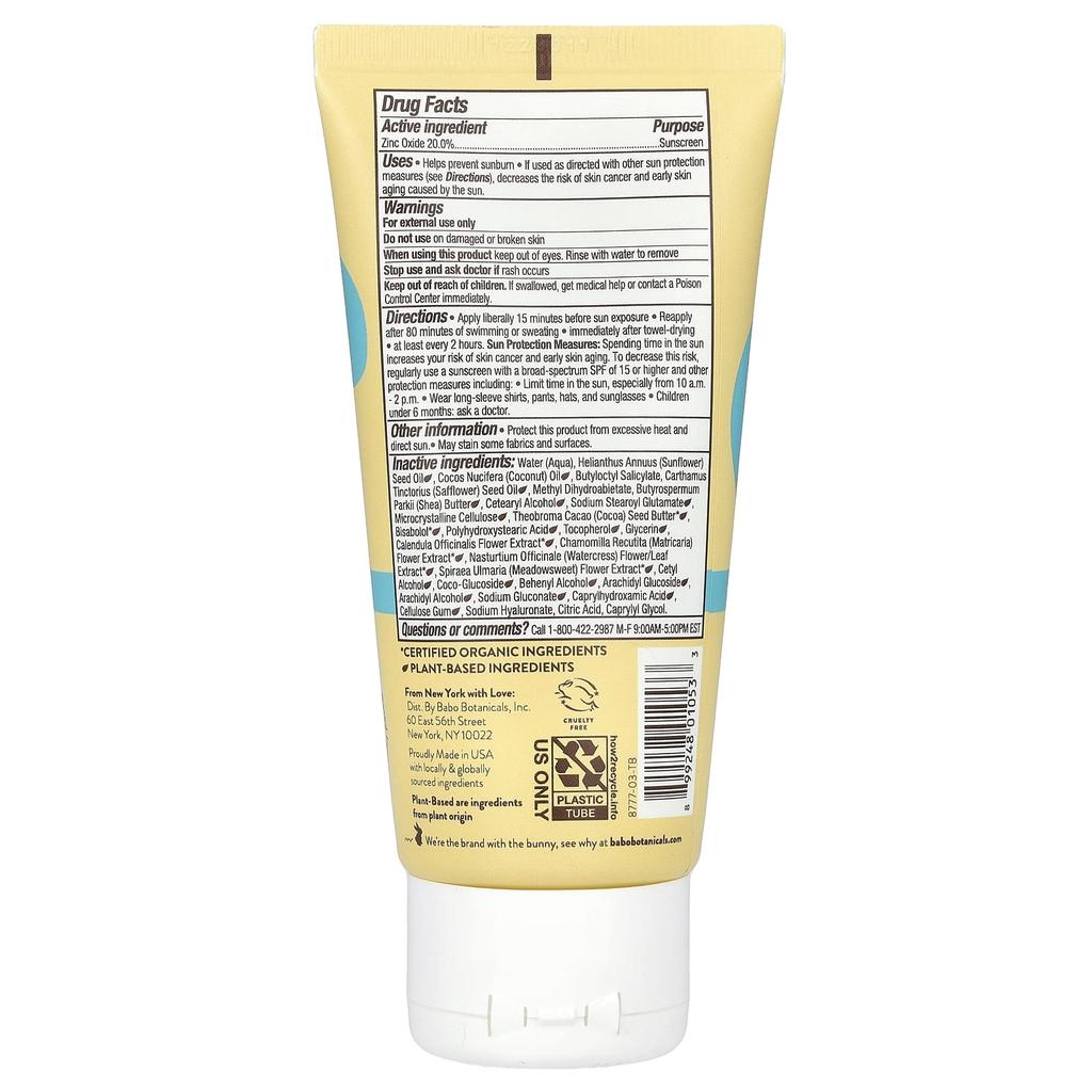 Shea Mineral Sunscreen, Spf 50, Fragrance Free, 89 Ml (3 Fl Oz)