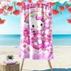 Hello Kitty Beach Towel, Durable and Easy To Clean, Soft and Vibrant Beach Towel Perfect for Travel